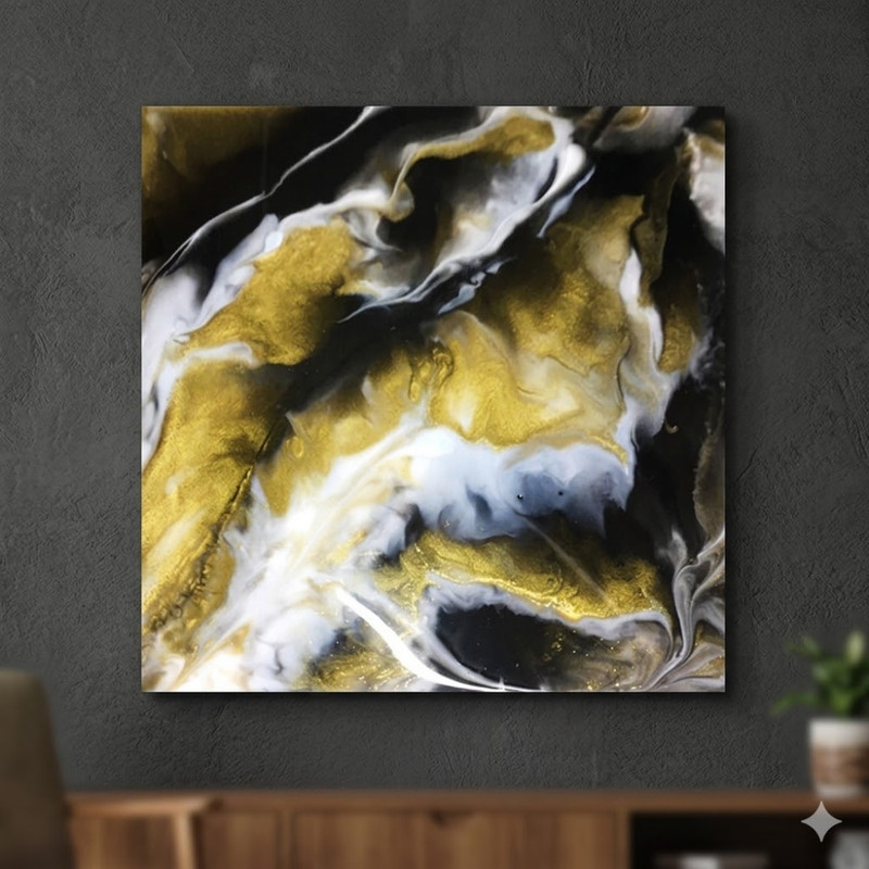 Resin Art on Canvas DIY Kit