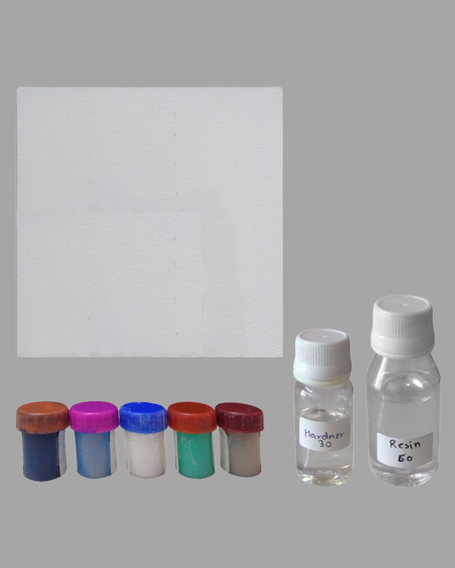Resin Art on Canvas DIY Kit