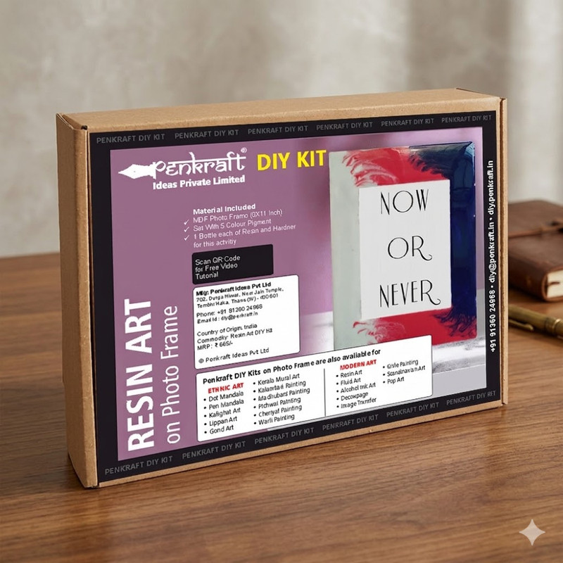 Resin Art on MDF Frame DIY Kit