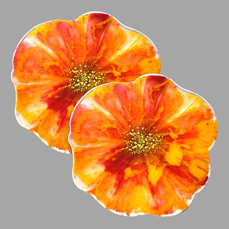 Resin Art with Round Coaster Moulds DIY Kit 