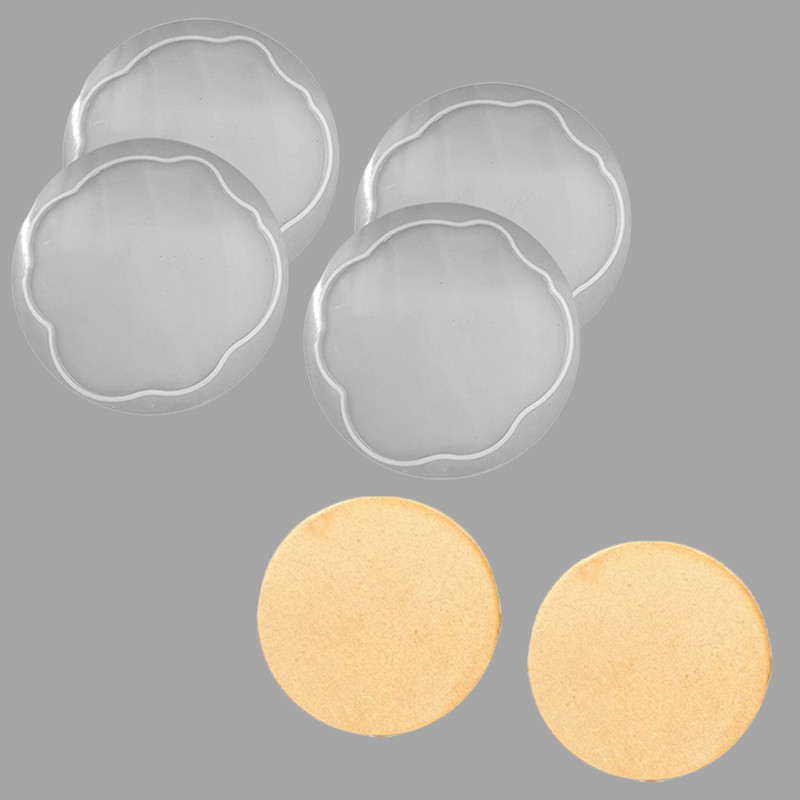 Resin Art with Round Coaster Moulds DIY Kit 