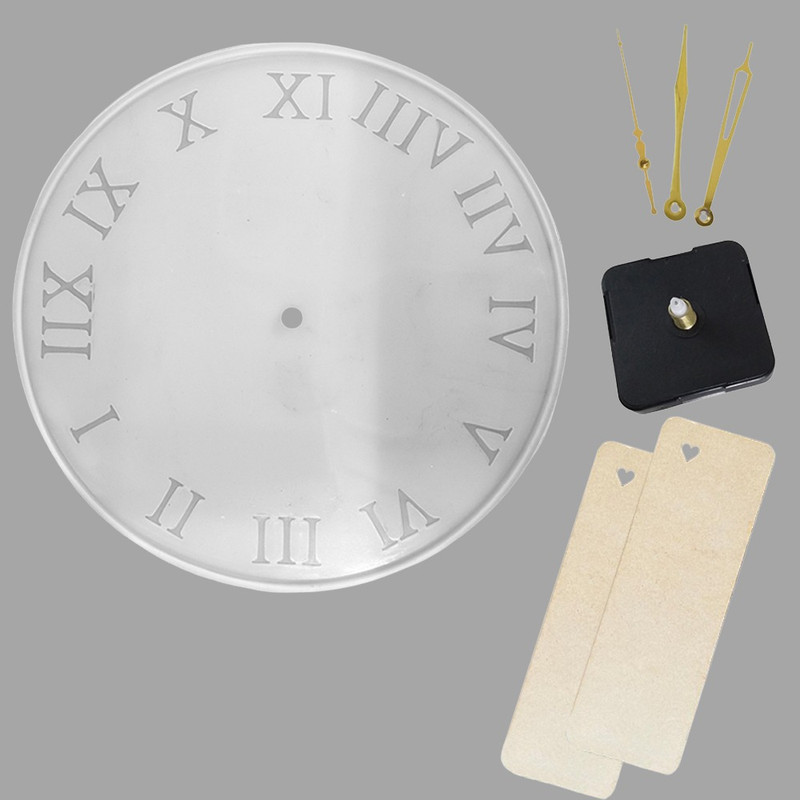 Resin Art with Wall Clock Mould DIY Kit 