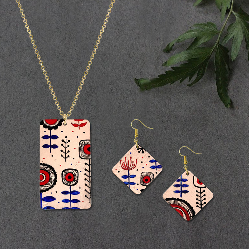 Scandinavian Art on MDF Jewellery DIY Kit 