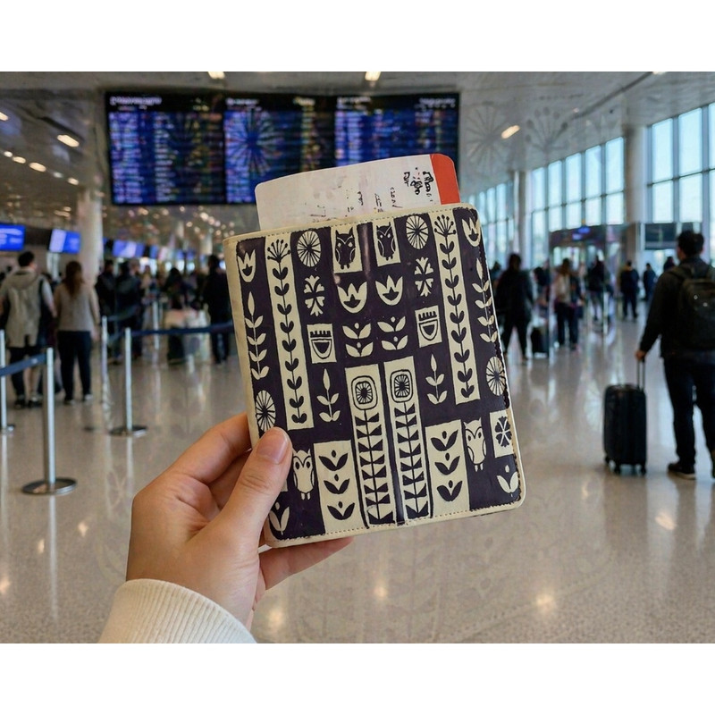 Scandinavian Art on Passport Cover DIY Kit 