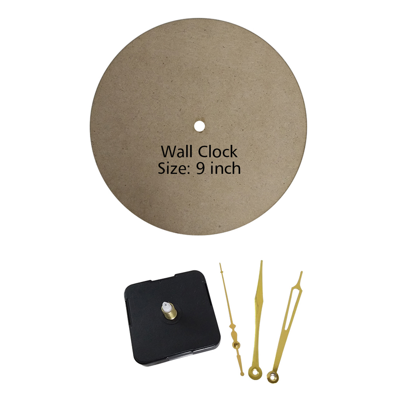 Scandinavian Art on Round Clock DIY Kit 