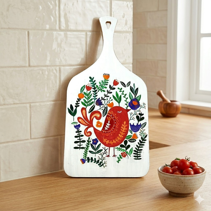 Scandinavian Art on Chopping Board DIY Kit 