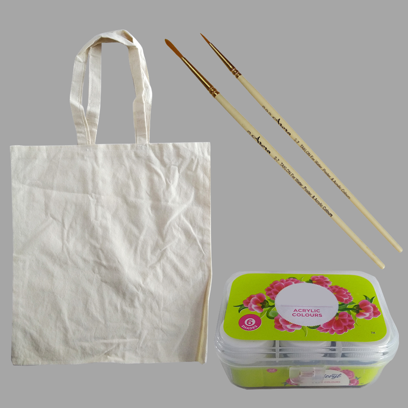 Scandinavian Art on Cloth Bag DIY Kit 