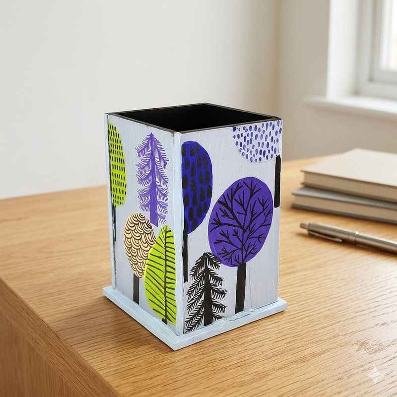 Scandinavian Art on Pen Stand DIY Kit 