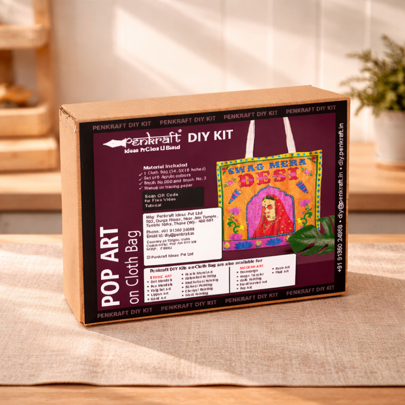 Pop Art on Cloth Bag DIY Kit
