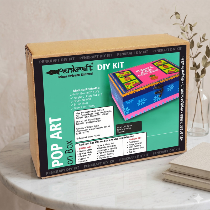 Pop Art on MDF Box DIY Kit
