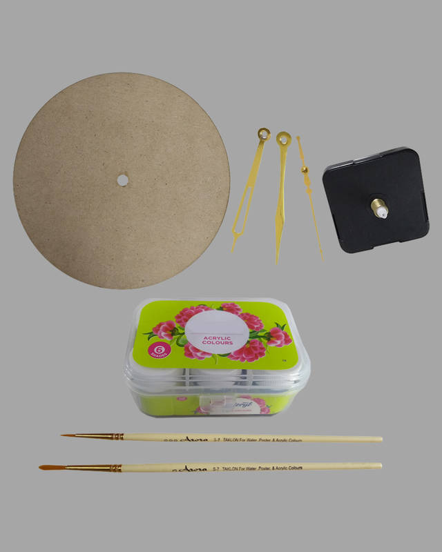 Pop Art on Round Clock DIY Kit