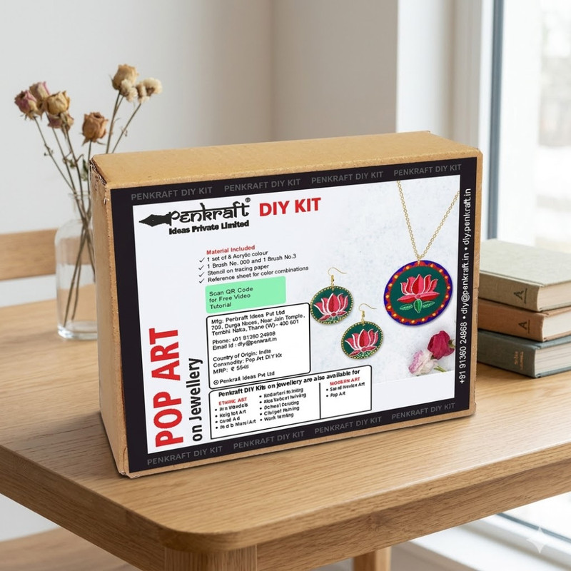 Pop Art on MDF Jewellery DIY KIT