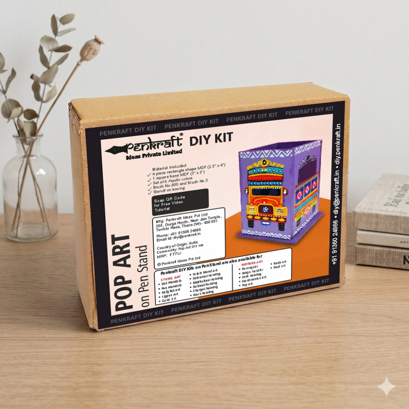 Pop Art on Pen stand DIY Kit
