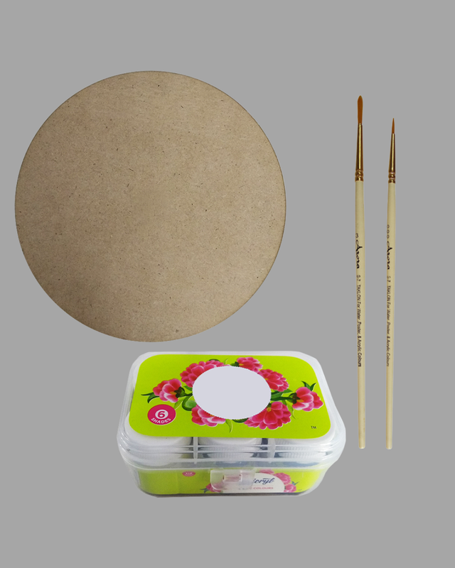 Pop Art on Round MDF DIY Kit