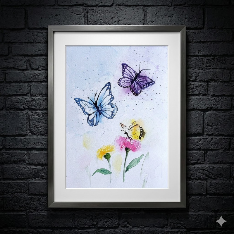 Water Color on Frame DIY Kit 