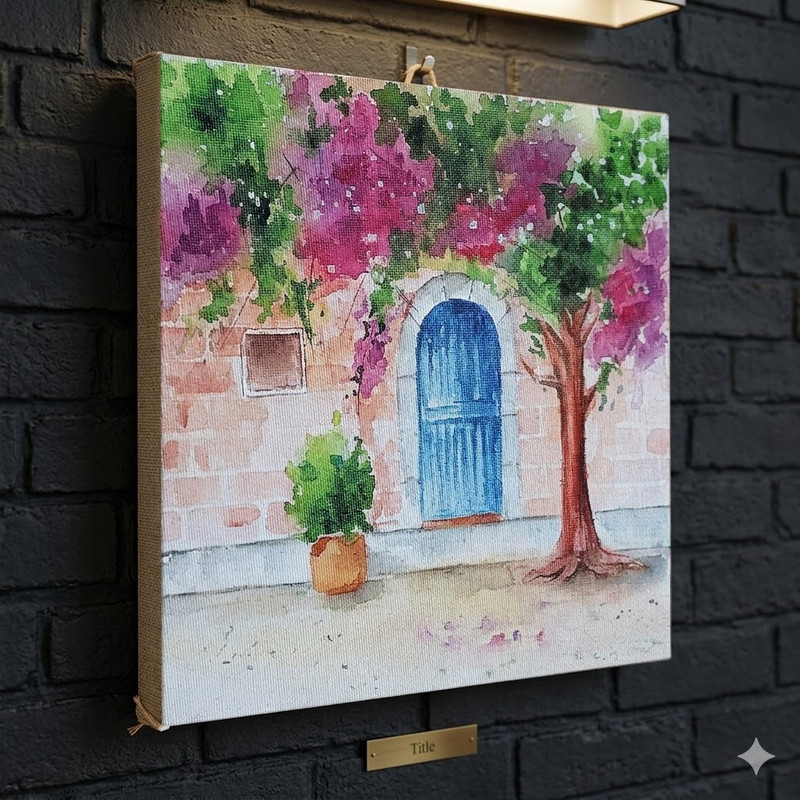 Water Color on Canvas DIY Kit 