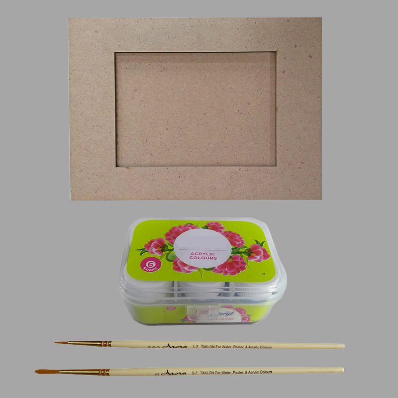 Warli Painting on Frame DIY Kit