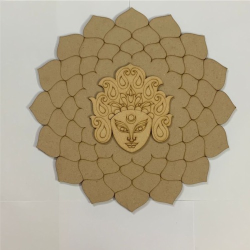 Penkraft 3D Devi Mahalaxmi Face Wall Decor DIY Kit 