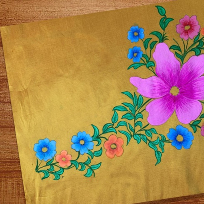 Penkraft Fabric Painting on Silk Kurta DIY kit with Free video tutorial
