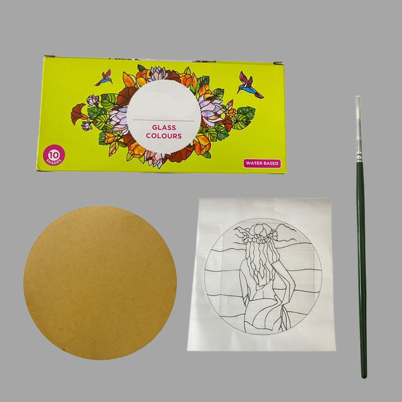 Glass painting on Acrylic DIY Kit 