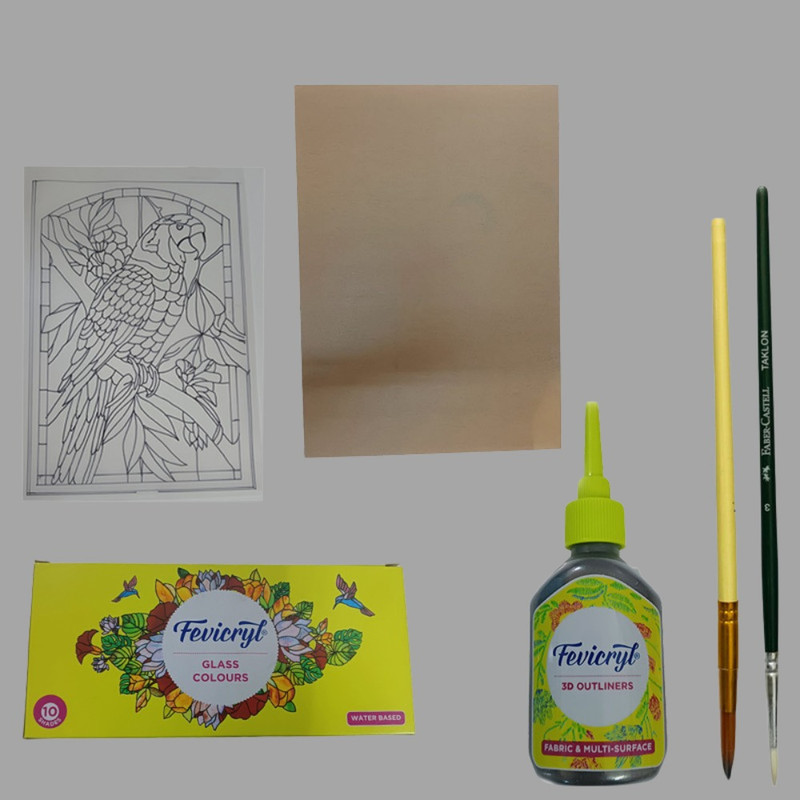 Glass Painting(Rectangular) DIY Kit 