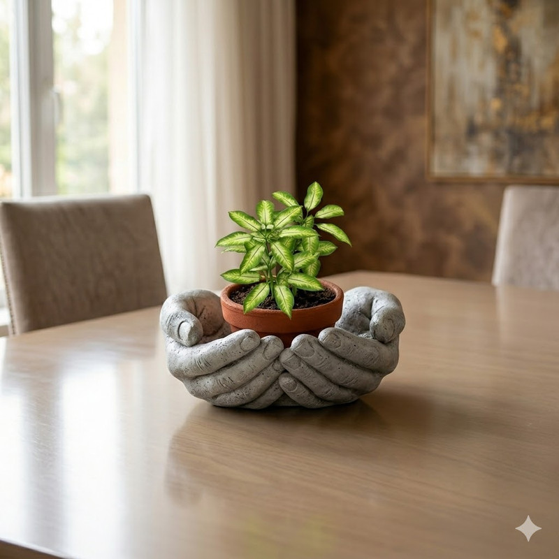 Penkraft Cement art hands bowl DIY Kit with Free video tutorial
