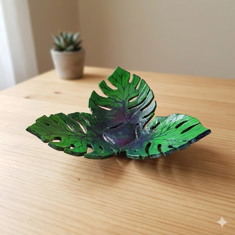 Penkraft Clay art Leaf bowl  DIY Kit with Free video tutorial