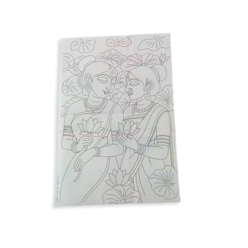 Penkraft Sakhi Art on Scroll DIY Kit | Complete DIY Craft Kit for Beginners & Hobby Artists